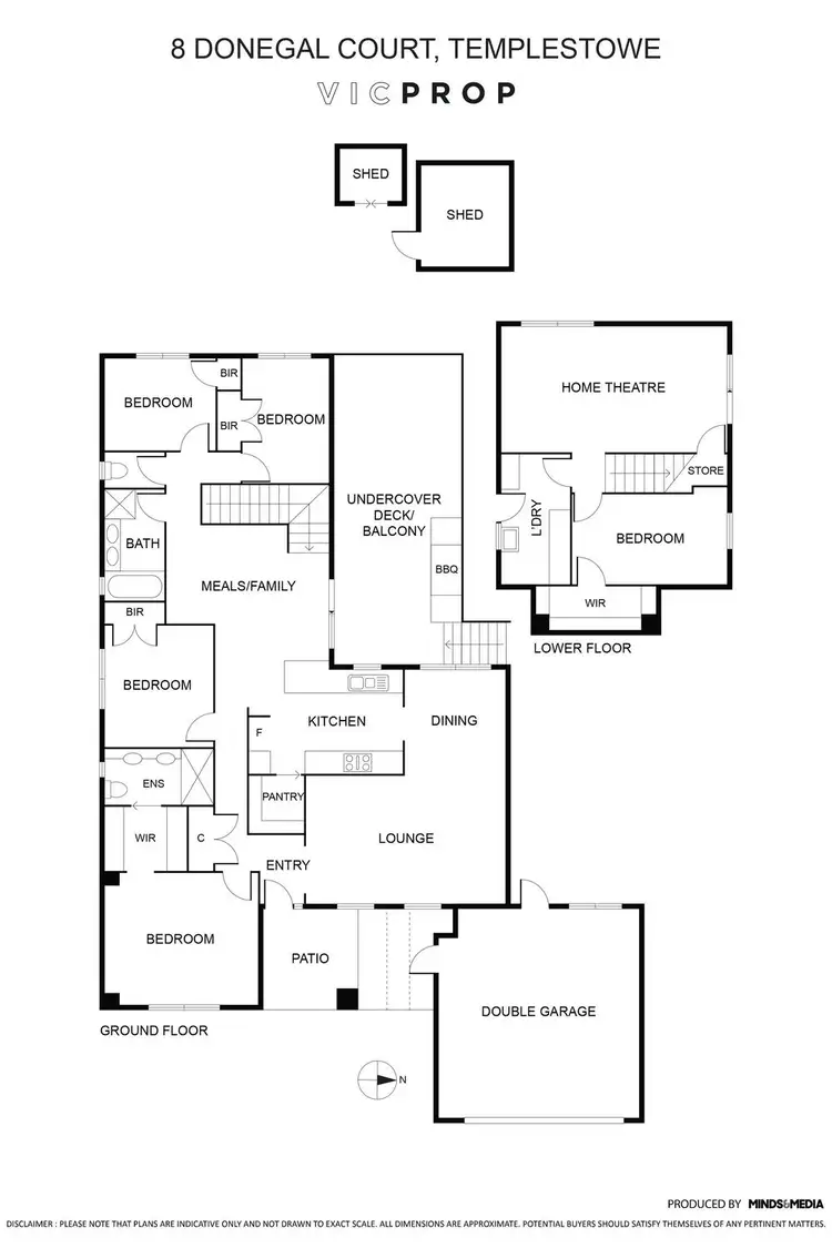 Floorplan of Homely house listing, 8 Donegal Court, Templestowe VIC 3106