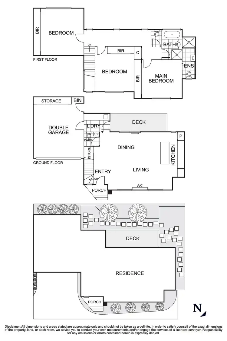 Floorplan of Homely townhouse listing, 2/6 Jacana Avenue, Templestowe Lower VIC 3107