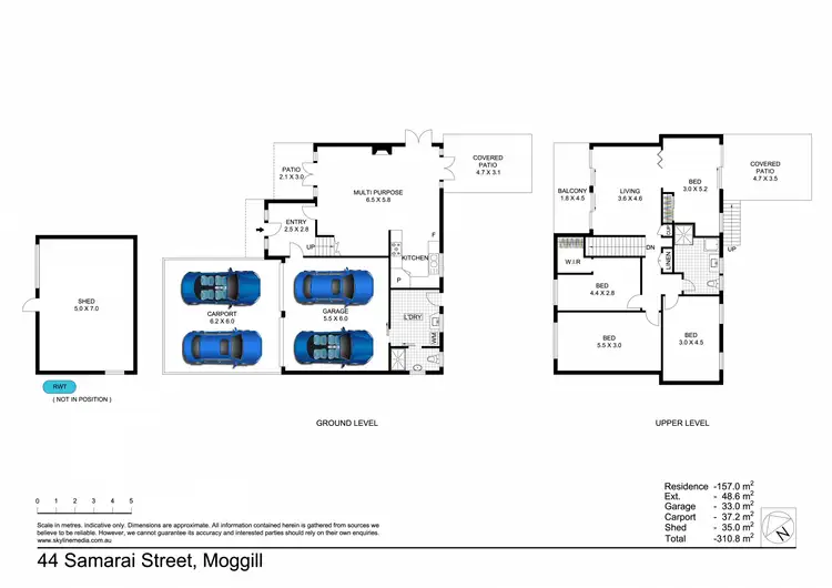 Floorplan of Homely house listing, 44 Samarai Street, Moggill QLD 4070