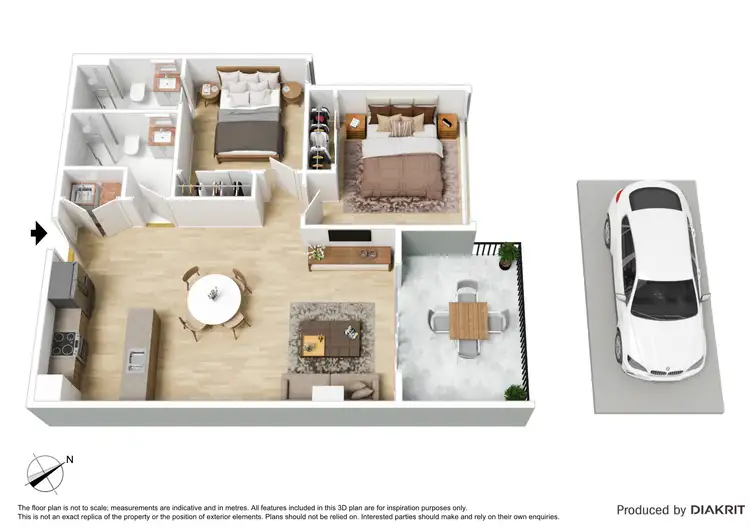 Floorplan of Homely apartment listing, 501/16 Woorayl Street, Carnegie VIC 3163