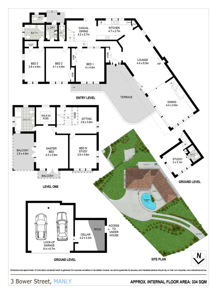 Floorplan of Homely house listing, 3 Bower Street, Manly NSW 2095