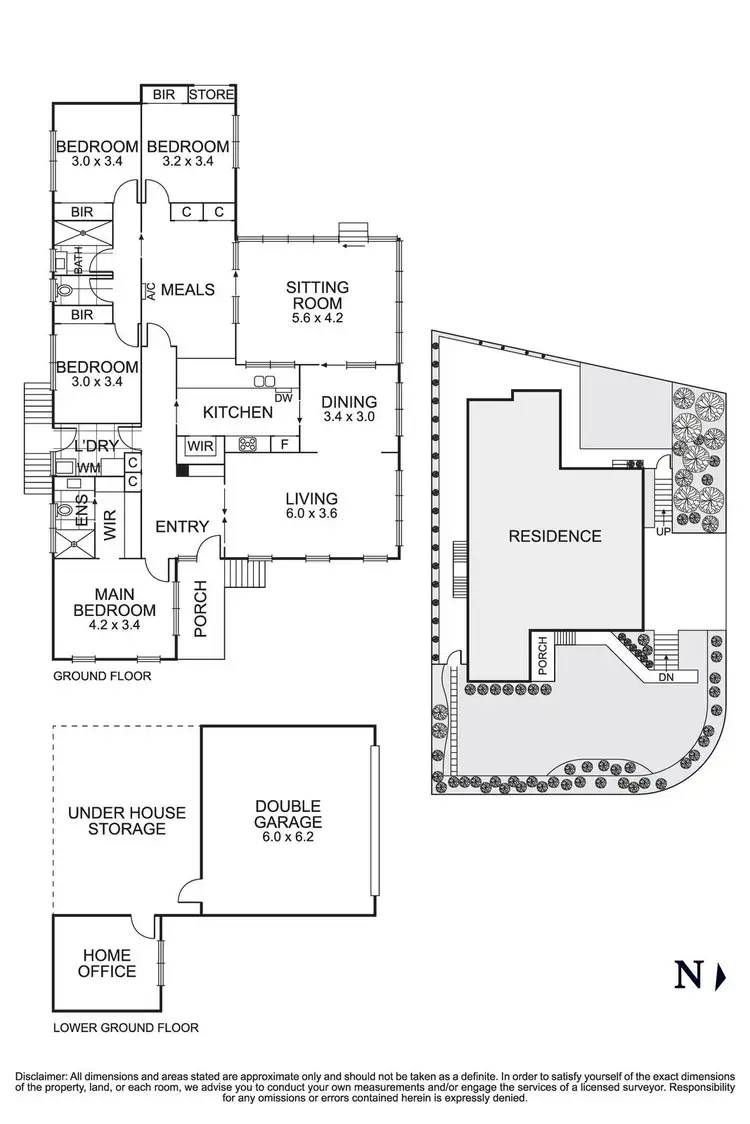 Floorplan of Homely house listing, 1 Bordeaux Street, Doncaster VIC 3108