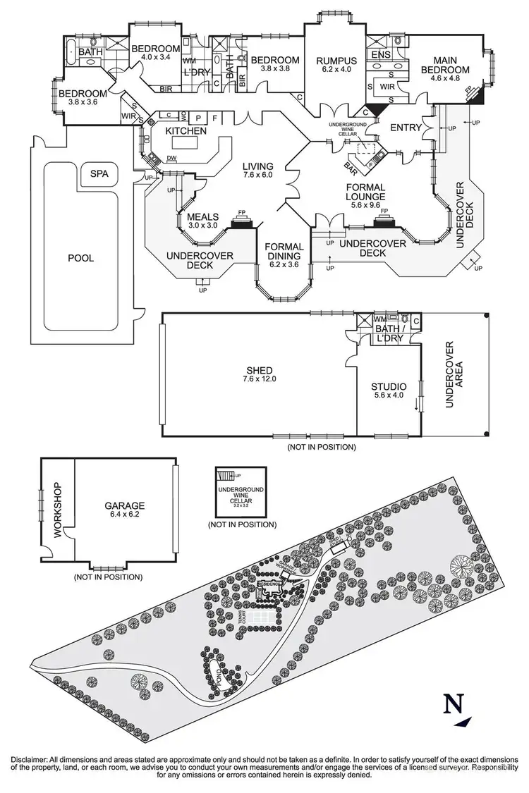 Floorplan of Homely house listing, 345 Flat Rock Road, Hurstbridge VIC 3099