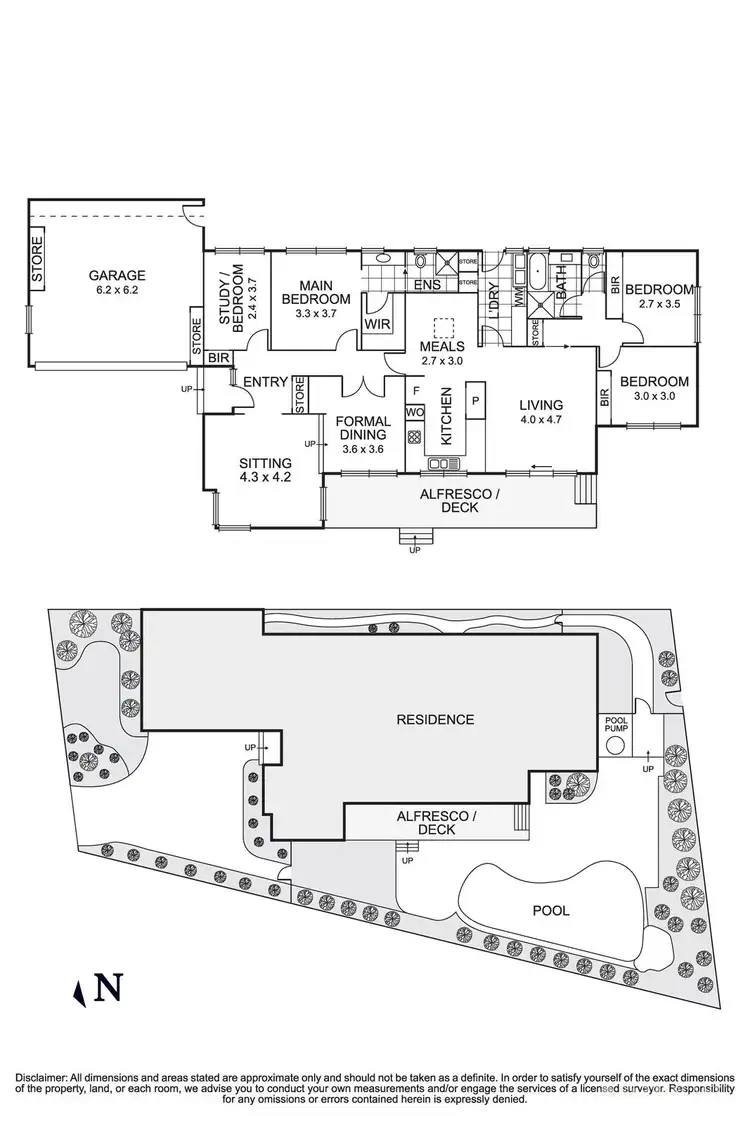 Floorplan of Homely house listing, 3 Dowling Grove, Doncaster East VIC 3109