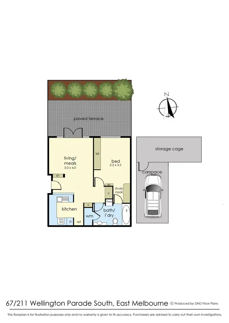 Floorplan of Homely apartment listing, 67/211 Wellington Parade South, East Melbourne VIC 3002