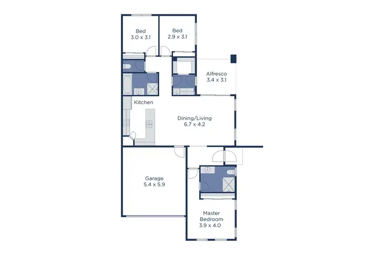 Floorplan of Homely house listing, 14 Meridian Circuit, Berwick VIC 3806