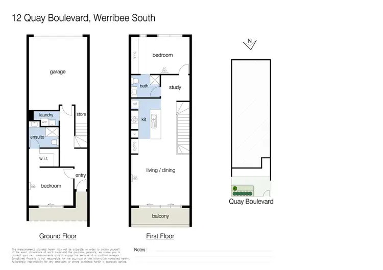 Floorplan of Homely house listing, 12 Quay Boulevard, Werribee South VIC 3030
