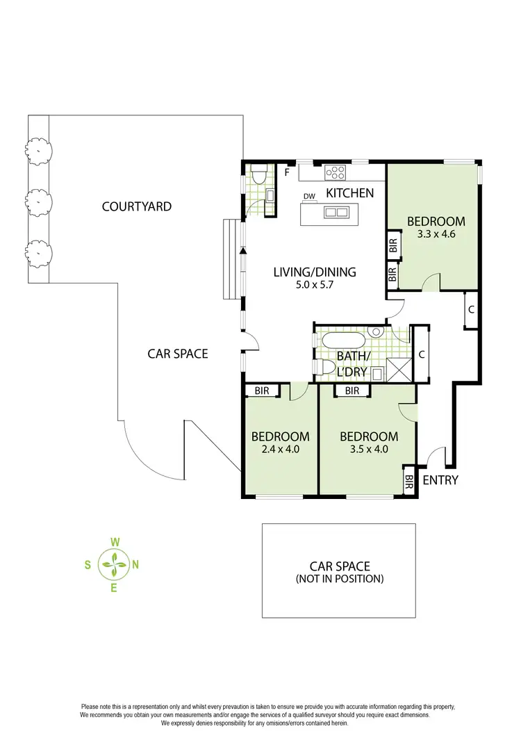 Floorplan of Homely apartment listing, 3/139A Alma Road, St Kilda East VIC 3183