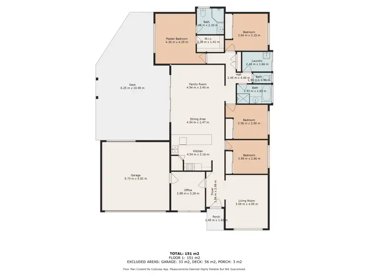 Floorplan of Homely house listing, 3 Suntrust Street, North Lakes QLD 4509