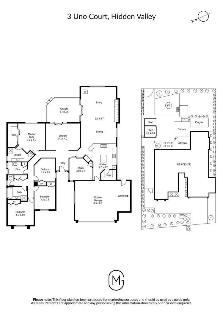 Floorplan of Homely house listing, 3 Uno Court, Hidden Valley VIC 3756