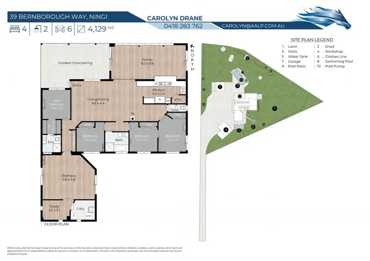 Floorplan of Homely rural property listing, 39 Bernborough Way, Ningi QLD 4511