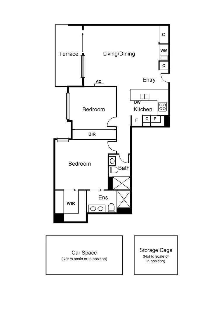 Floorplan of Homely apartment listing, 503/16 Woorayl Street, Carnegie VIC 3163