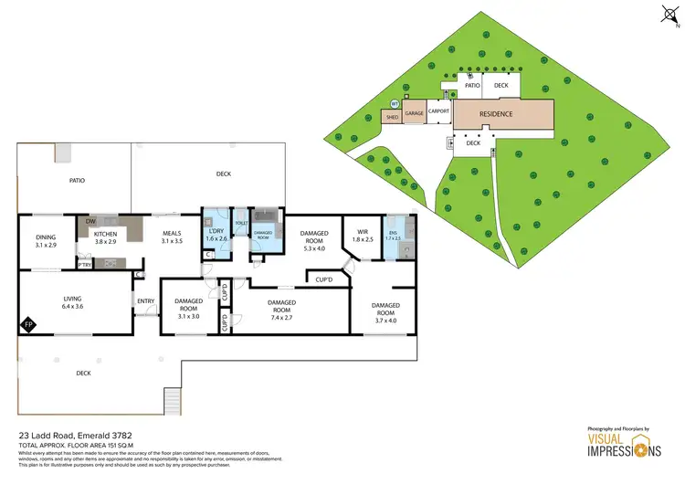 Floorplan of Homely house listing, 23 Ladd Road, Emerald VIC 3782