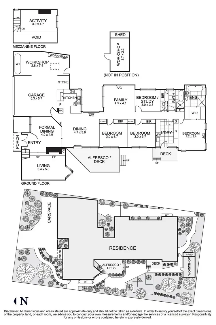 Floorplan of Homely house listing, 3A Hollywood Close, Templestowe VIC 3106