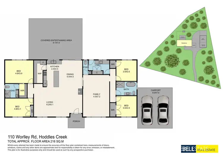 Floorplan of Homely house listing, 110 Worlley Road, Hoddles Creek VIC 3139