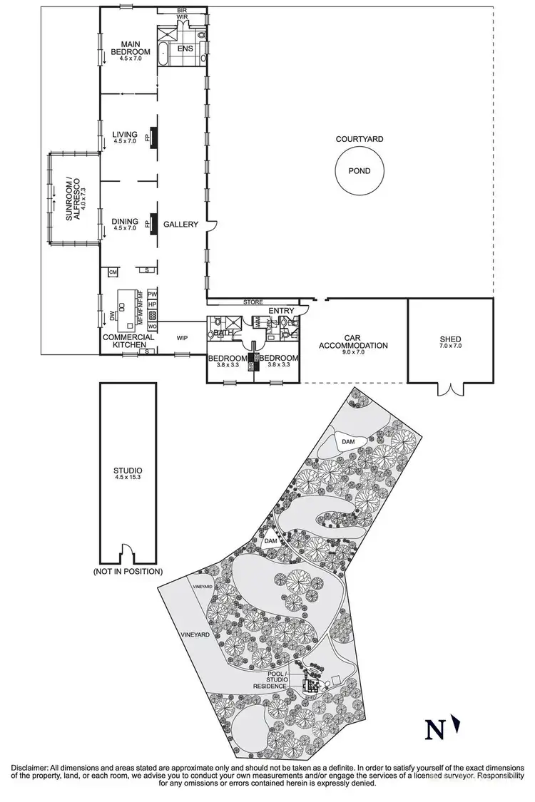 Floorplan of Homely house listing, 12 Range Road, Gruyere VIC 3770