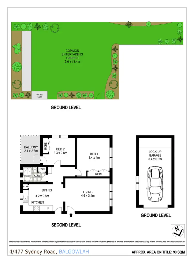 Floorplan of Homely apartment listing, 4/477 Sydney Road, Balgowlah NSW 2093