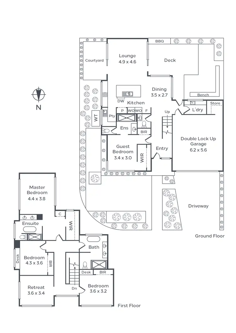 Floorplan of Homely house listing, 60 Apex Avenue, Hampton East VIC 3188