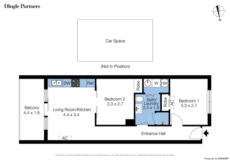 Floorplan of Homely apartment listing, 89/115 Neerim Road, Glen Huntly VIC 3163