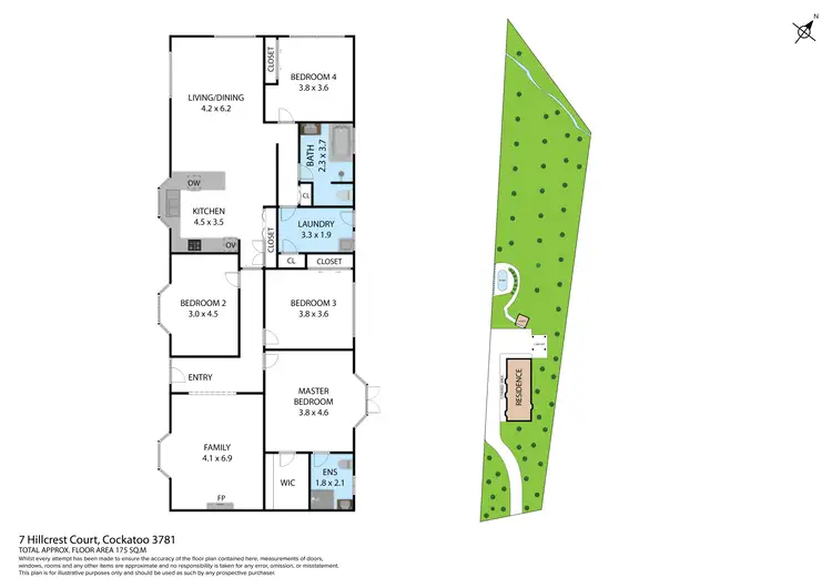 Floorplan of Homely house listing, 7 Hillcrest Court, Cockatoo VIC 3781