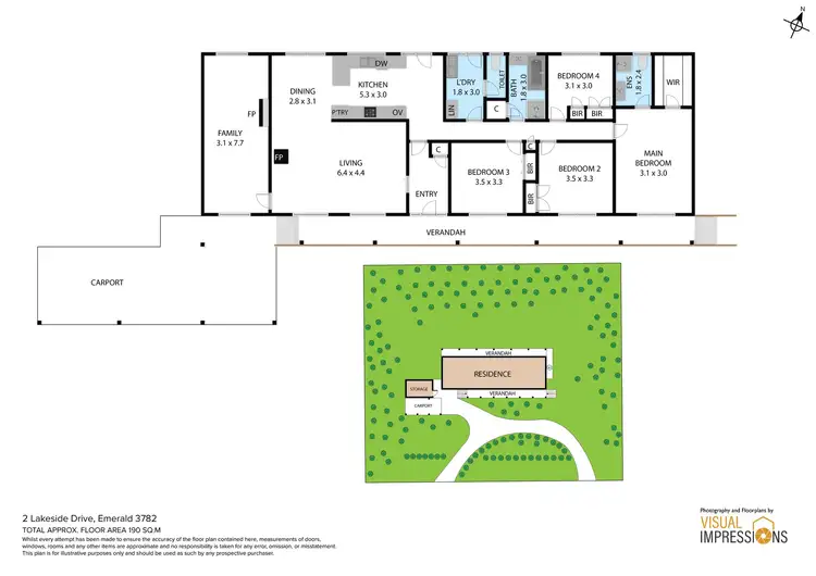 Floorplan of Homely house listing, 2 Lakeside Drive, Emerald VIC 3782