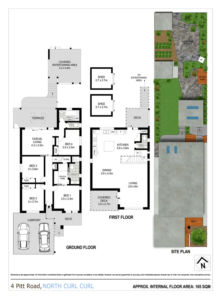 Floorplan of Homely house listing, 4 Pitt Road, North Curl Curl NSW 2099