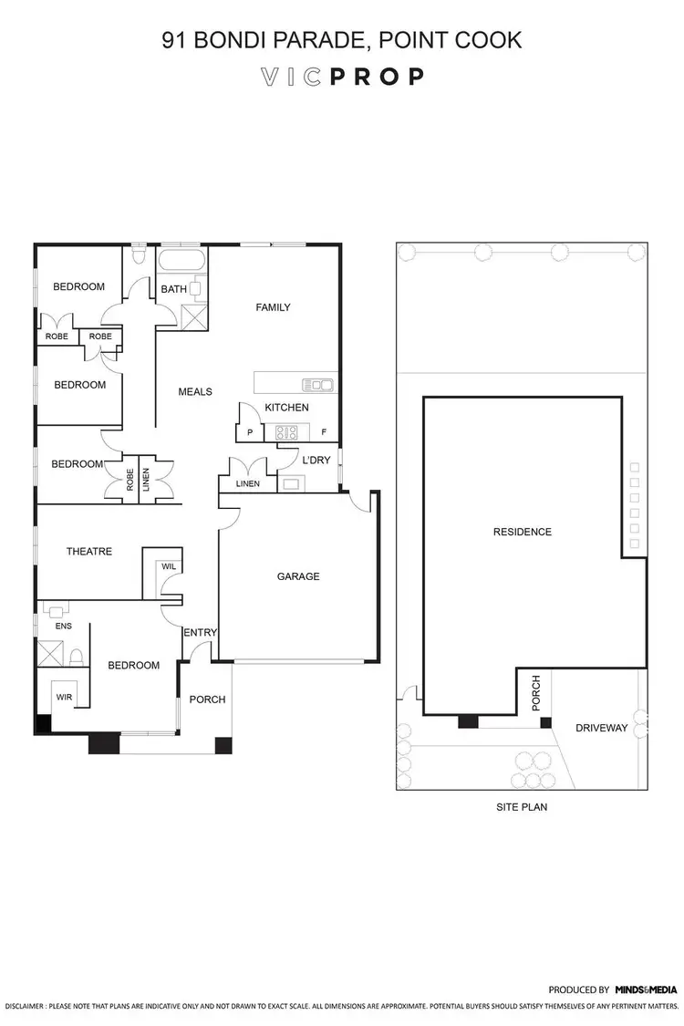 Floorplan of Homely house listing, 91 Bondi Parade, Point Cook VIC 3030