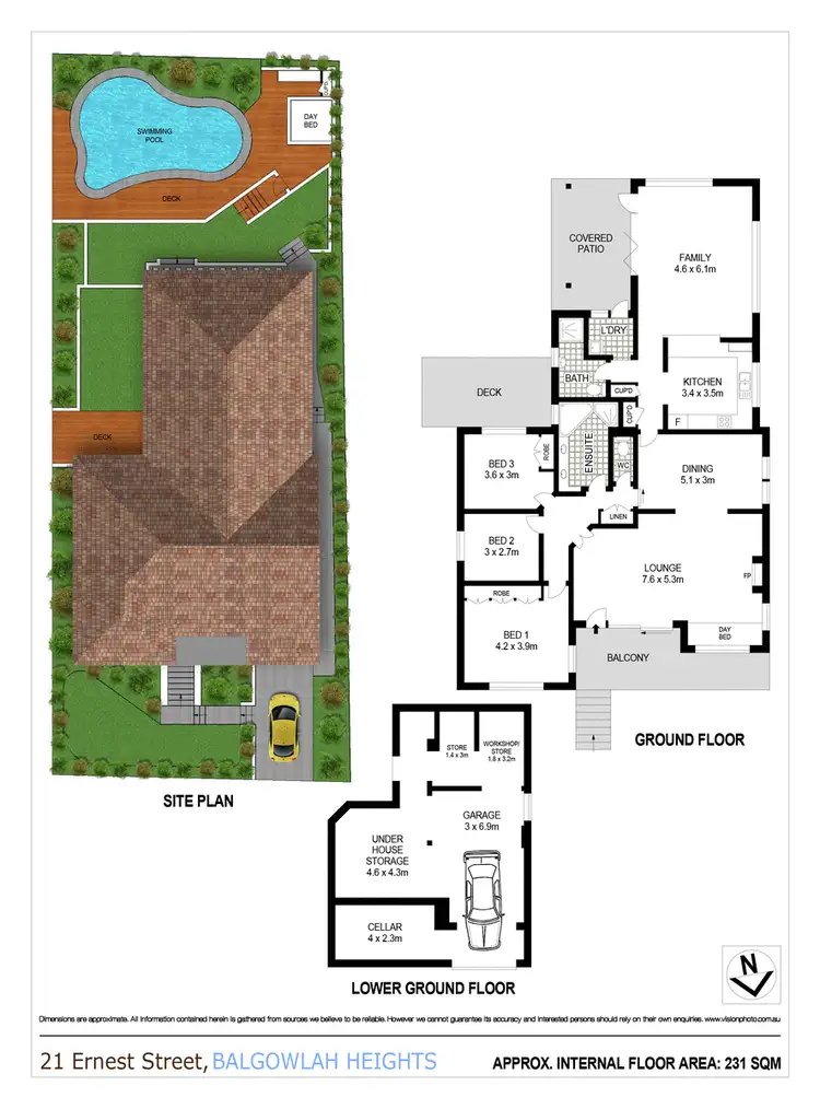 Floorplan of Homely house listing, 21 Ernest Street, Balgowlah Heights NSW 2093