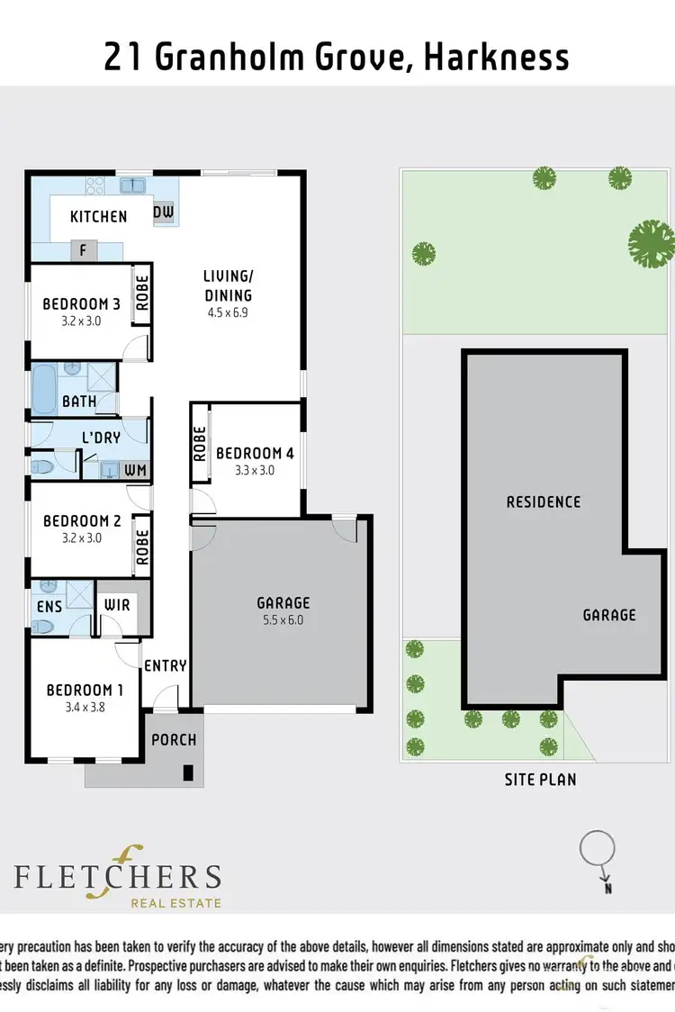 Floorplan of Homely house listing, 21 Granholm Grove, Melton West VIC 3337