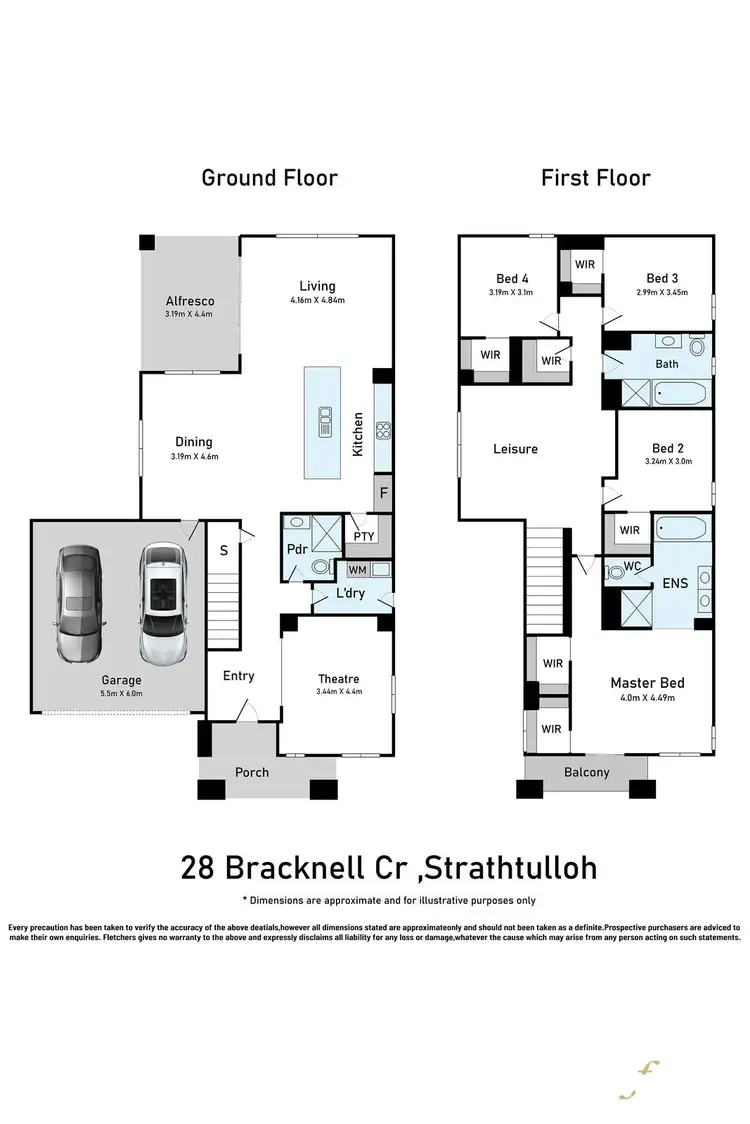 Floorplan of Homely house listing, 28 Bracknell Crescent, Strathtulloh VIC 3338