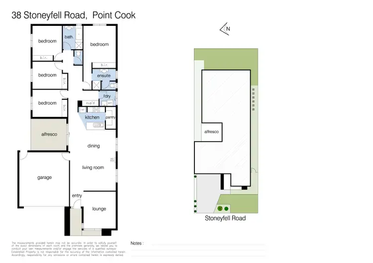 Floorplan of Homely house listing, 38 Stoneyfell Road, Point Cook VIC 3030