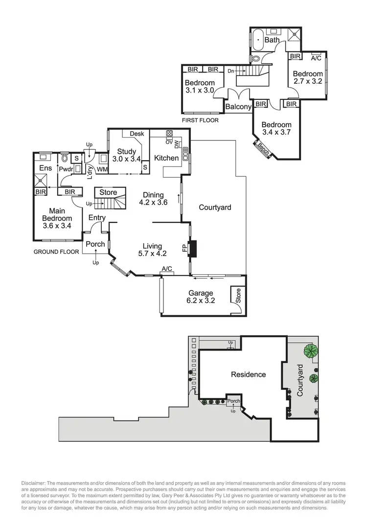 Floorplan of Homely townhouse listing, 8b Hinton Road, Glen Huntly VIC 3163