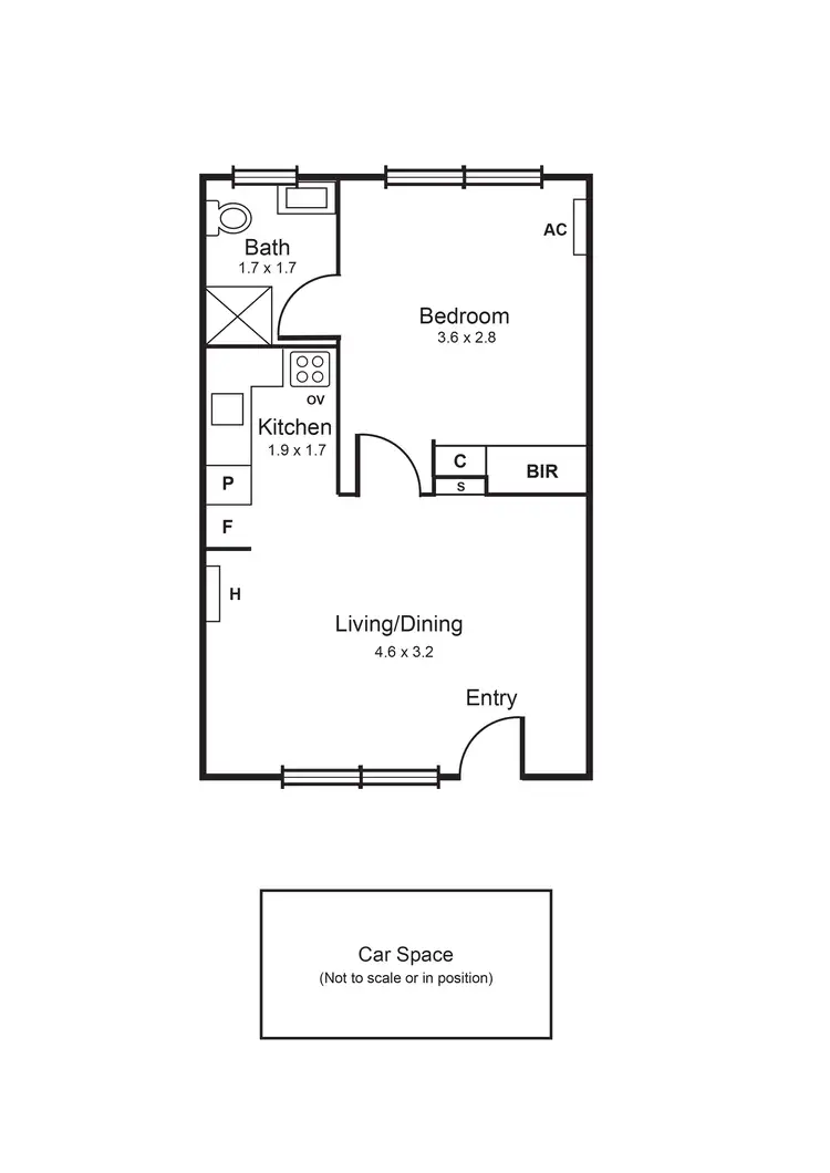Floorplan of Homely apartment listing, 3/6 Ormond Road, Ormond VIC 3204