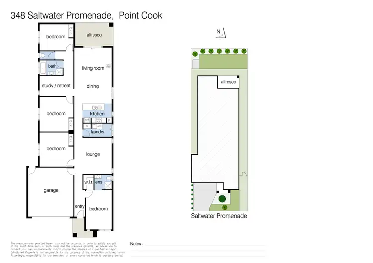 Floorplan of Homely house listing, 348 Saltwater Promenade, Point Cook VIC 3030