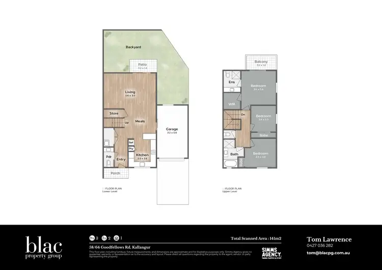 Floorplan of Homely townhouse listing, 61/58-64 Goodfellows Road, Kallangur QLD 4503