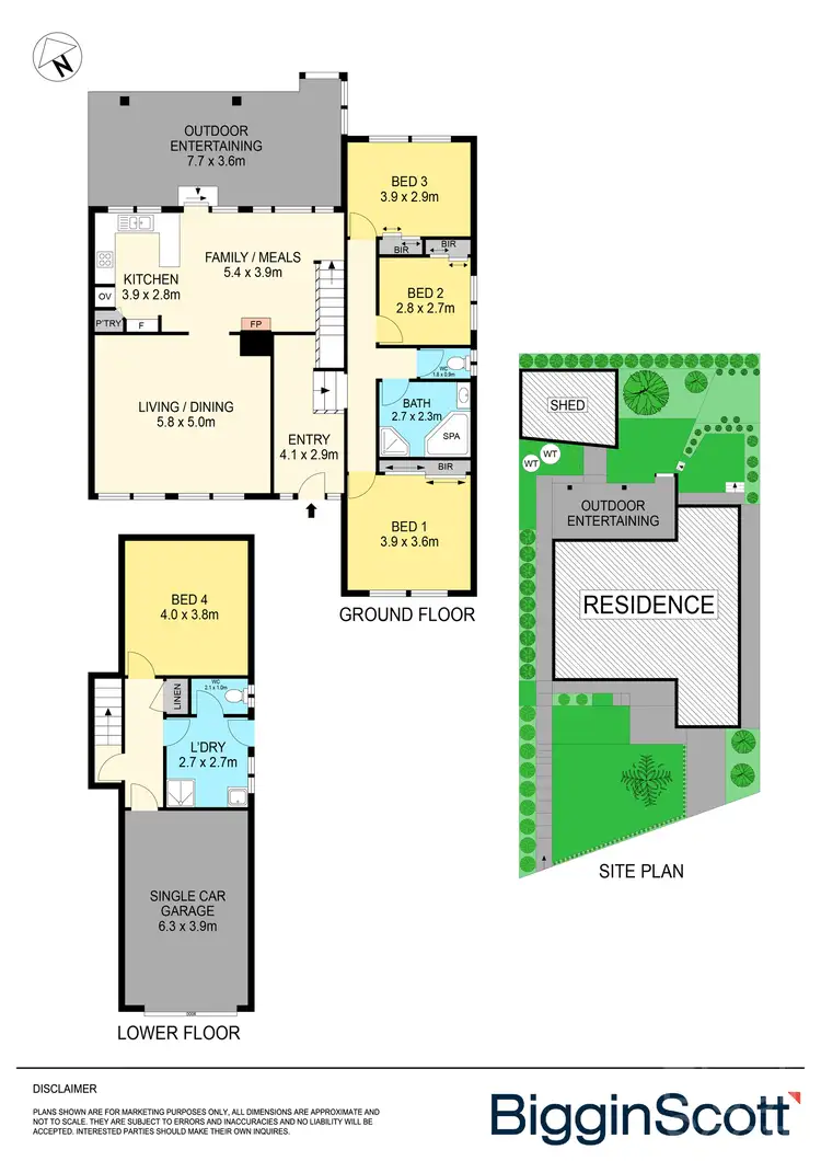 Floorplan of Homely house listing, 1 Curnow Street, Golden Point VIC 3350