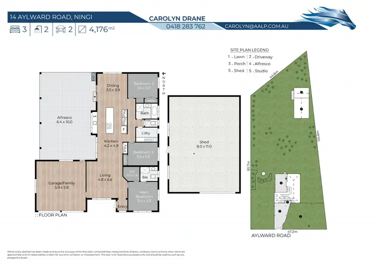 Floorplan of Homely house listing, 14 Aylward Road, Ningi QLD 4511