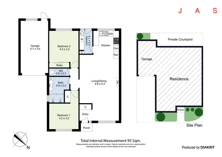 Floorplan of Homely villa listing, 4/349 Geelong Road, Kingsville VIC 3012