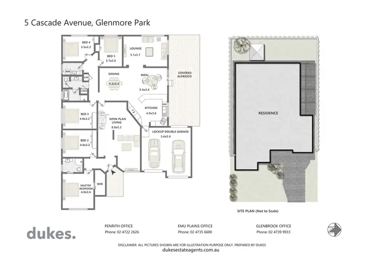 Floorplan of Homely house listing, 5 Cascade Avenue, Glenmore Park NSW 2745