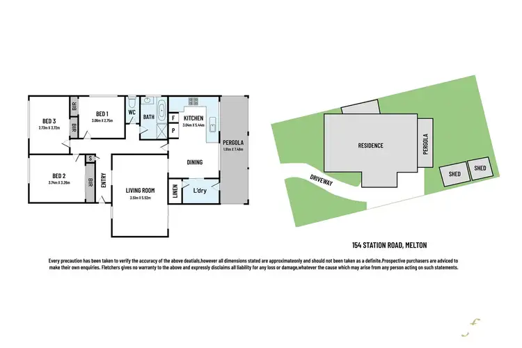 Floorplan of Homely house listing, 154 Station Road, Melton VIC 3337
