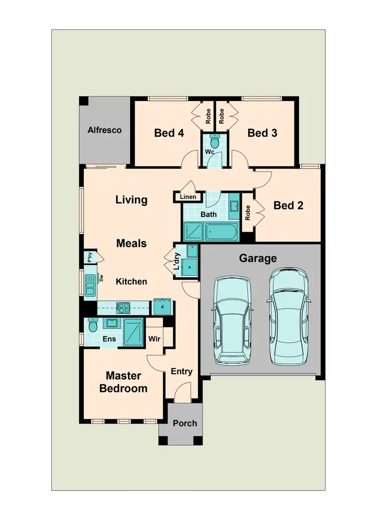 Floorplan of Homely house listing, 60 Rupert Street, Broadford VIC 3658