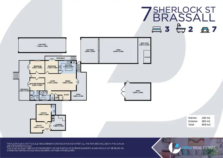 Floorplan of Homely house listing, 7 Sherlock Street, Brassall QLD 4305