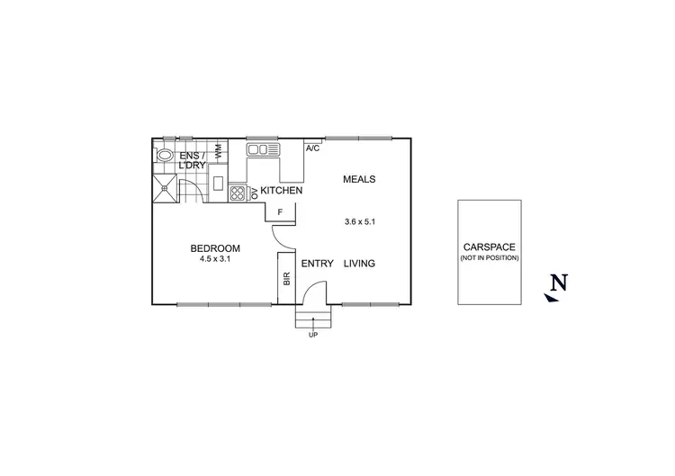 Floorplan of Homely unit listing, 3/259 Nepean Highway, Parkdale VIC 3195