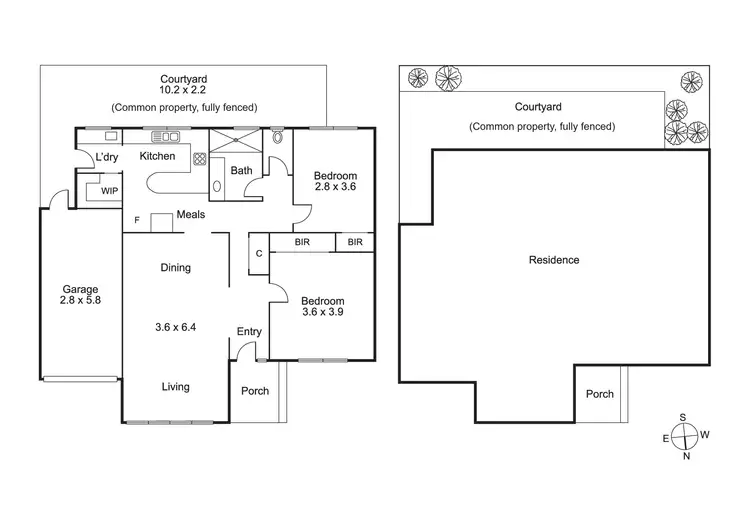 Floorplan of Homely unit listing, 2/10 Lithgow Street, Glen Iris VIC 3146