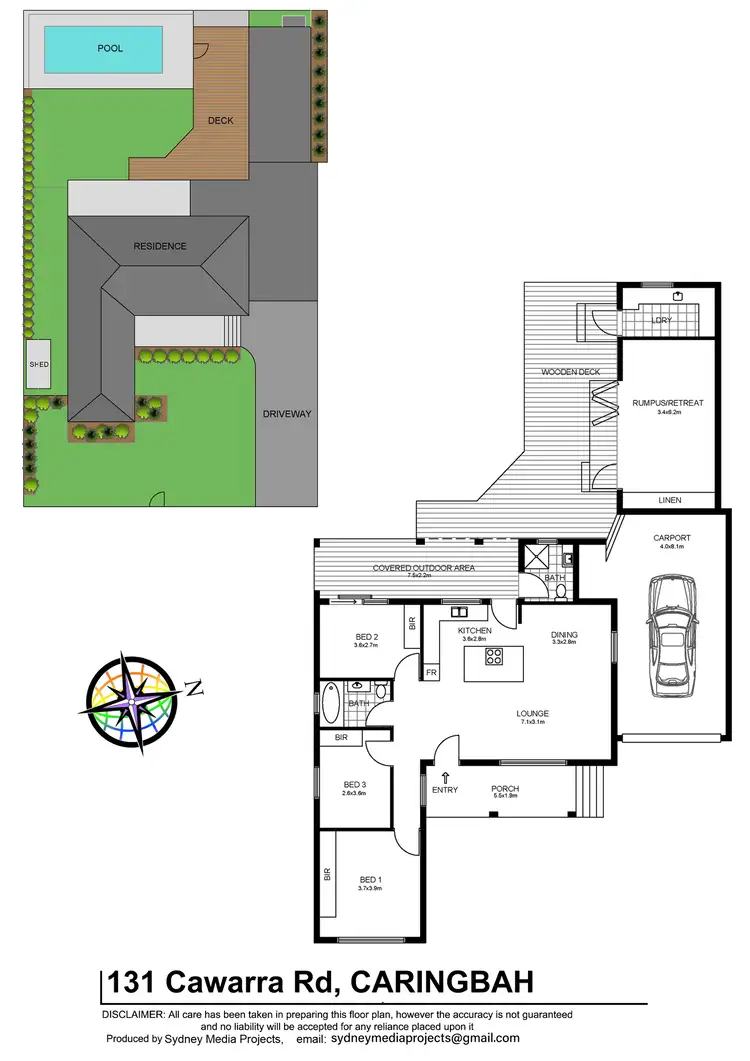 Floorplan of Homely house listing, 131 Cawarra Road, Caringbah NSW 2229