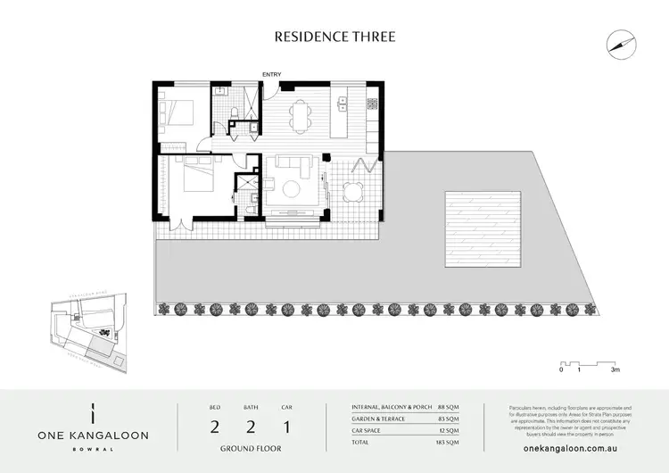 Floorplan of Homely apartment listing, 3/1 Kangaloon Road, Bowral NSW 2576