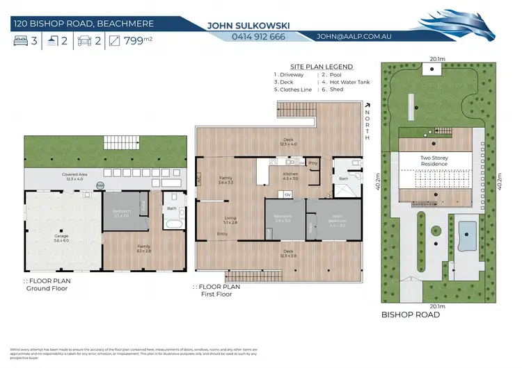 Floorplan of Homely house listing, 120 Bishop Road, Beachmere QLD 4510