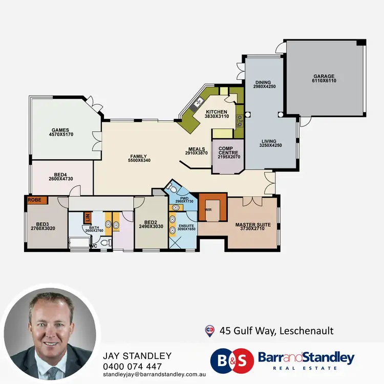 Floorplan of Homely house listing, 45 Gulf Way, Leschenault WA 6233