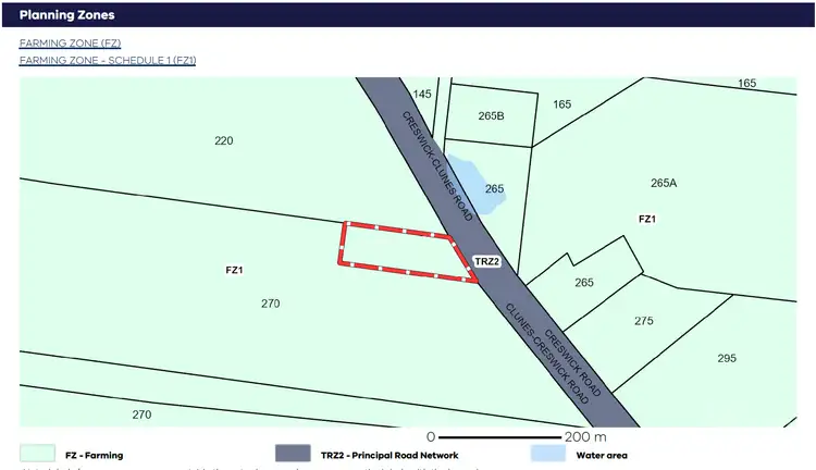 Floorplan of Homely land listing, LOT 4a, 270 Creswick Road, Clunes VIC 3370