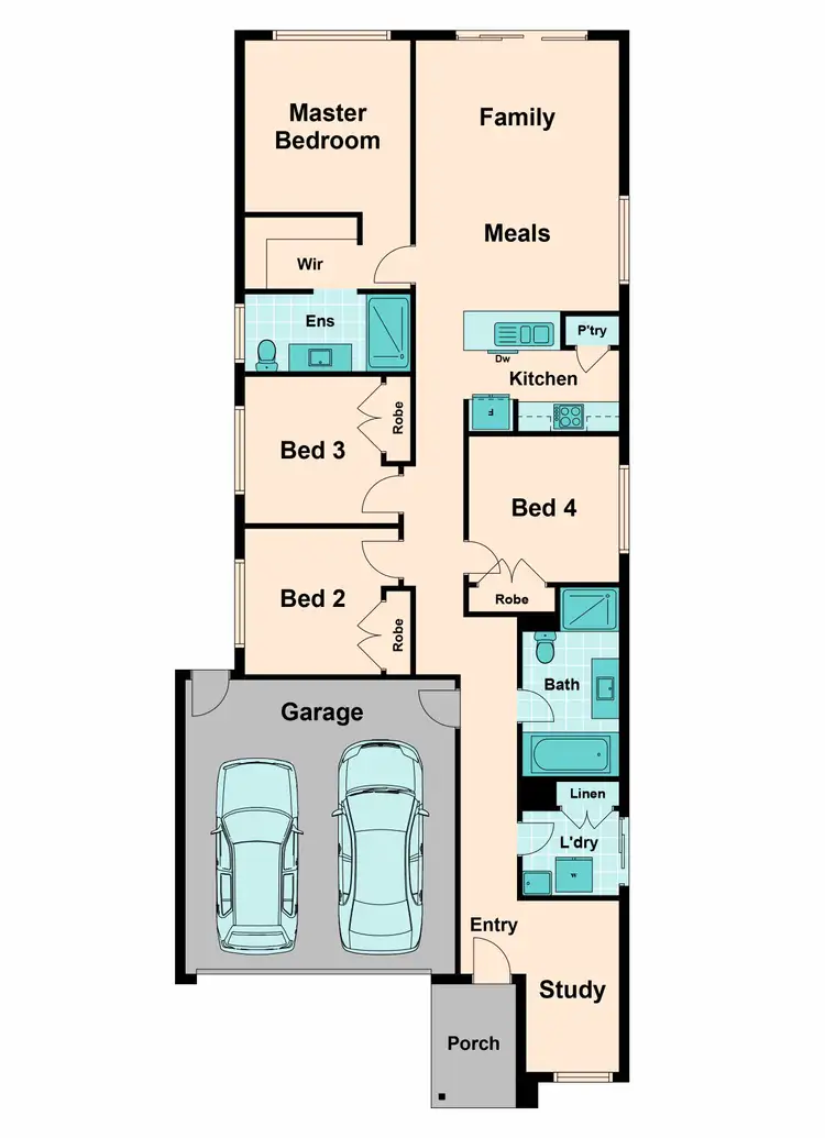 Floorplan of Homely house listing, 3 Epacris Crescent, Broadford VIC 3658